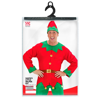 "ELF HELFER DES WEIHNACHTSMANNS" (Oberteil mit Gürtel, Hose, Hut) – Ansicht 3