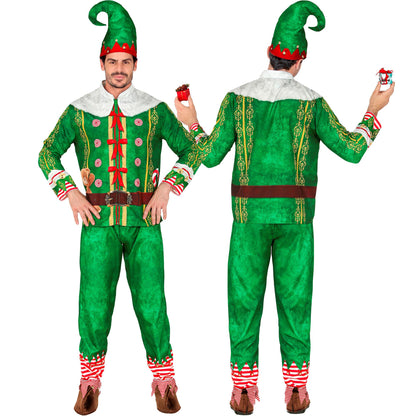 "ELF - SANTAS KLEINE HELFER FAST COSTUME" (Oberteil, Hose, Mütze) – Ansicht 4