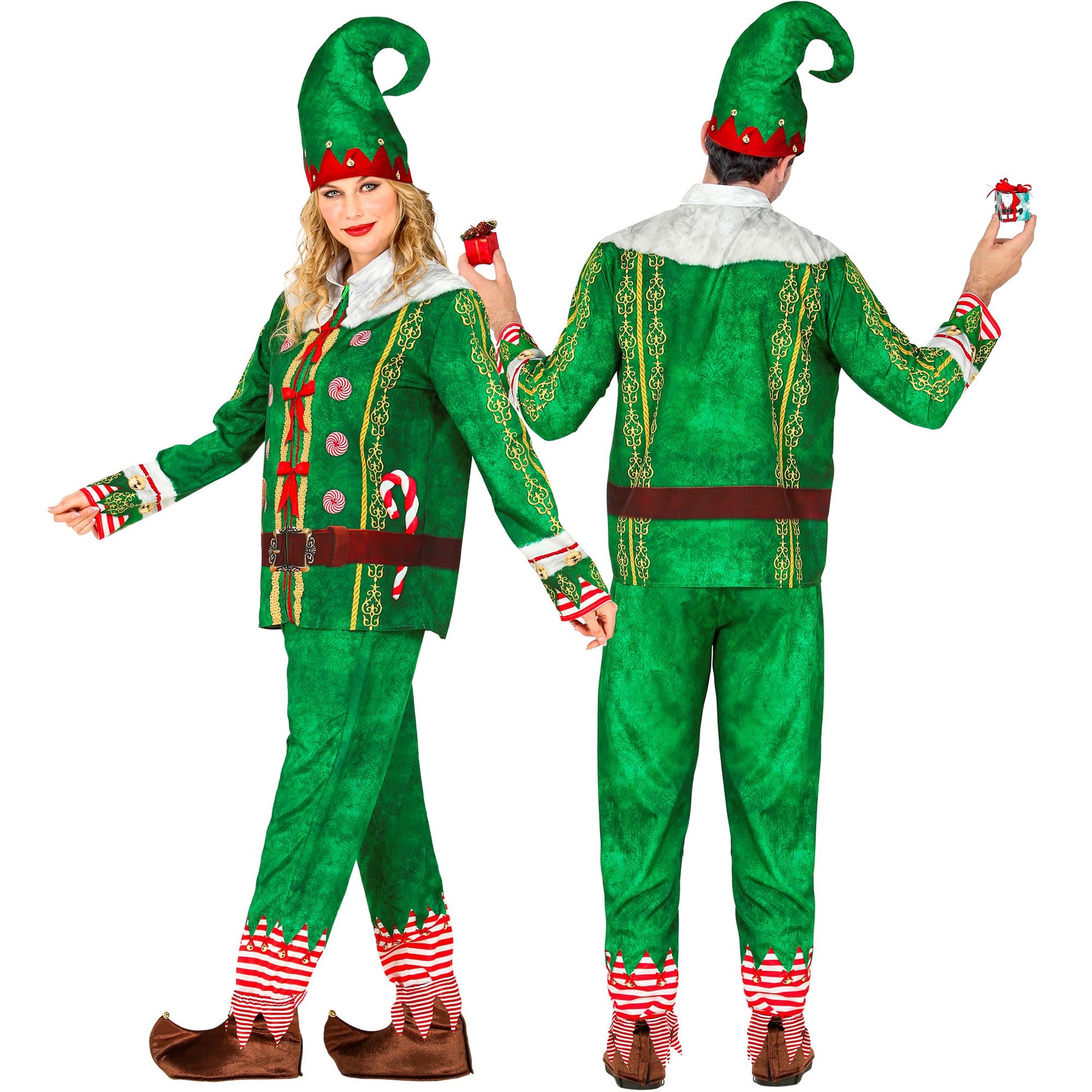 "ELF - SANTAS KLEINE HELFER FAST COSTUME" (Oberteil, Hose, Mütze) – Ansicht 5