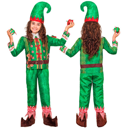 "ELF - SANTAS KLEINE HELFER FAST COSTUME" (Oberteil, Hose, Mütze) – Ansicht 3