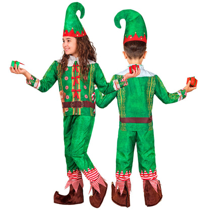 "ELF - SANTAS KLEINE HELFER FAST COSTUME" (Oberteil, Hose, Mütze) – Ansicht 6