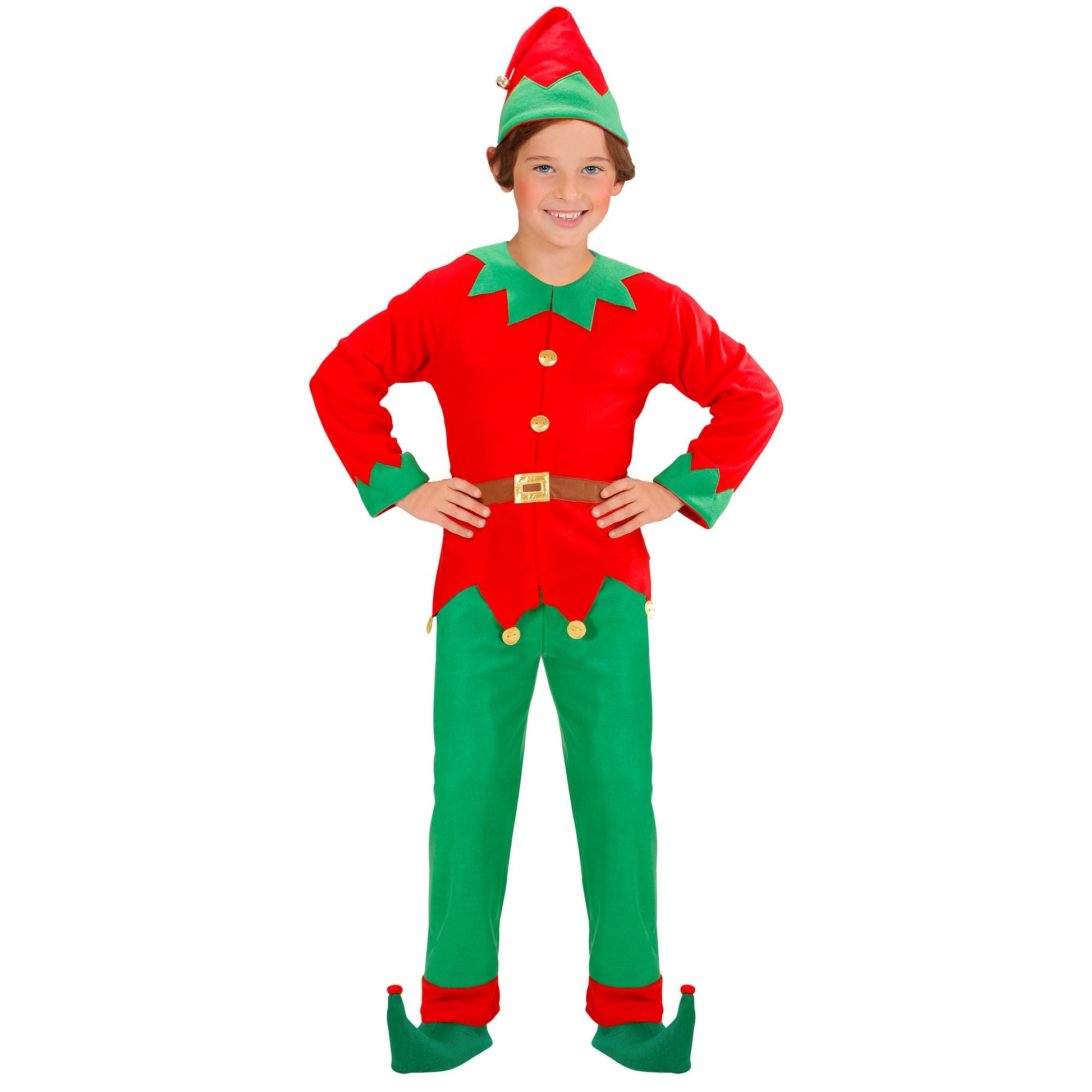 "ELF - SANTAS KLEINE HELFER" (Mantel mit Gürtel, Hose, Hut) – Ansicht 3