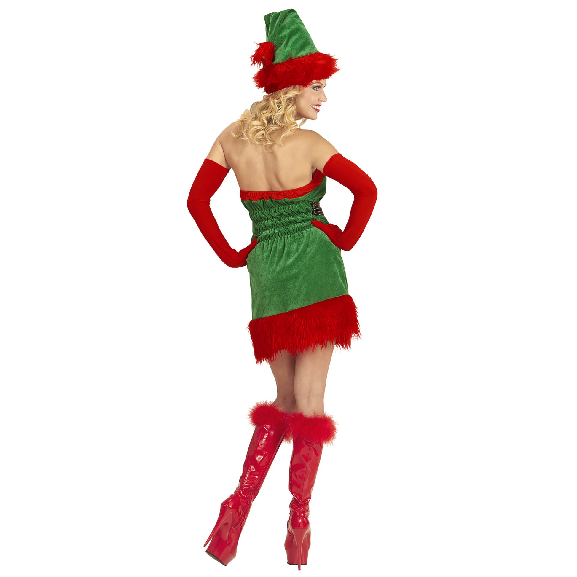 "ELF SANTAS KLEINE HELFERIN" (Kleid, Gürtel, Hut) – Ansicht 3