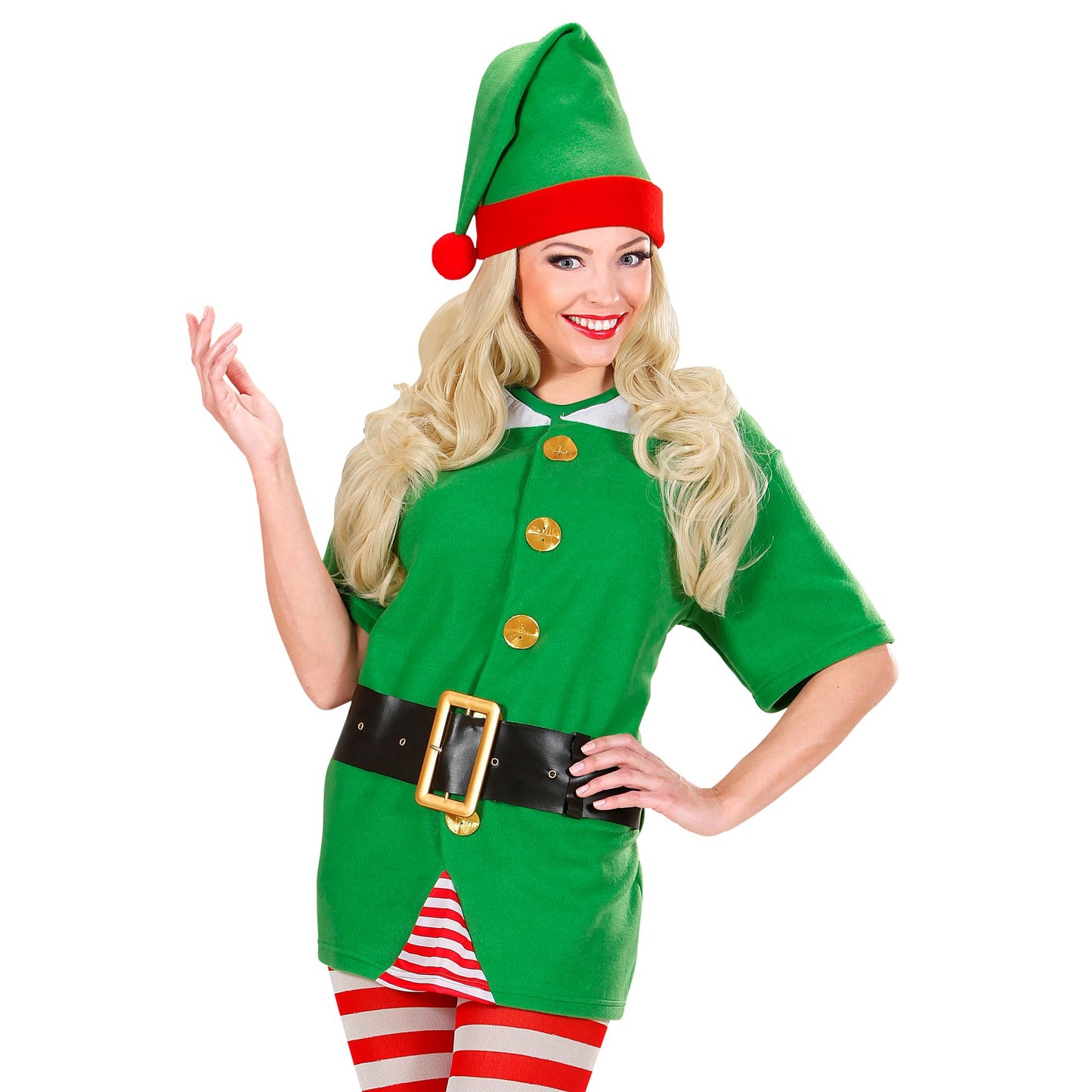 "ELF WEIHNACHTSMANN HELFER" (Hemd,Gürtel, Hut) – Ansicht 3