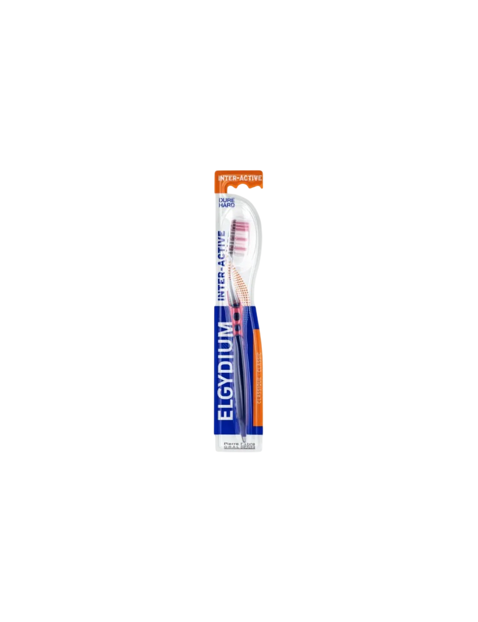 Elgydium, Inter-Activ Dure, Zahnbürste, Multi-Color