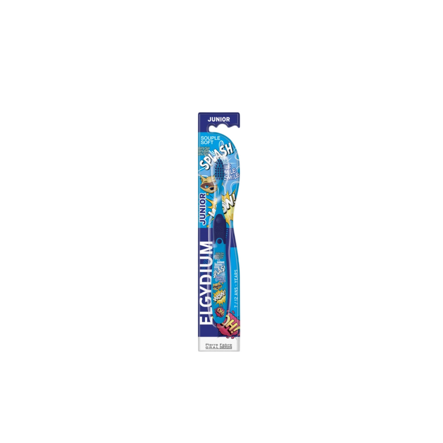 Elgydium Elgydium, Junior Splash, Zahnbürste, Blau Regular
