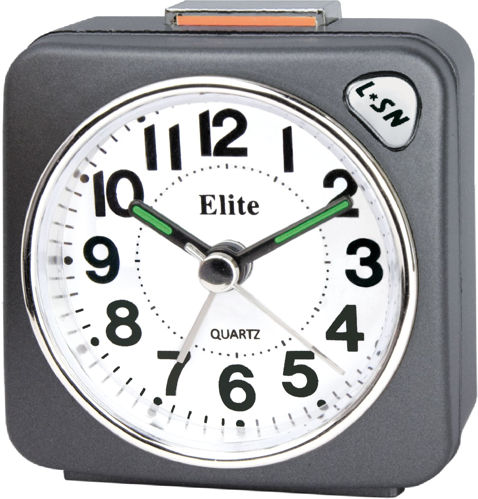 ELITE Sveglia silent con luce e snooze - ANTRACITE - Silent alarm clock with light and snooze - GREY RS7150_G Multifunction - Armbanduhr Grau