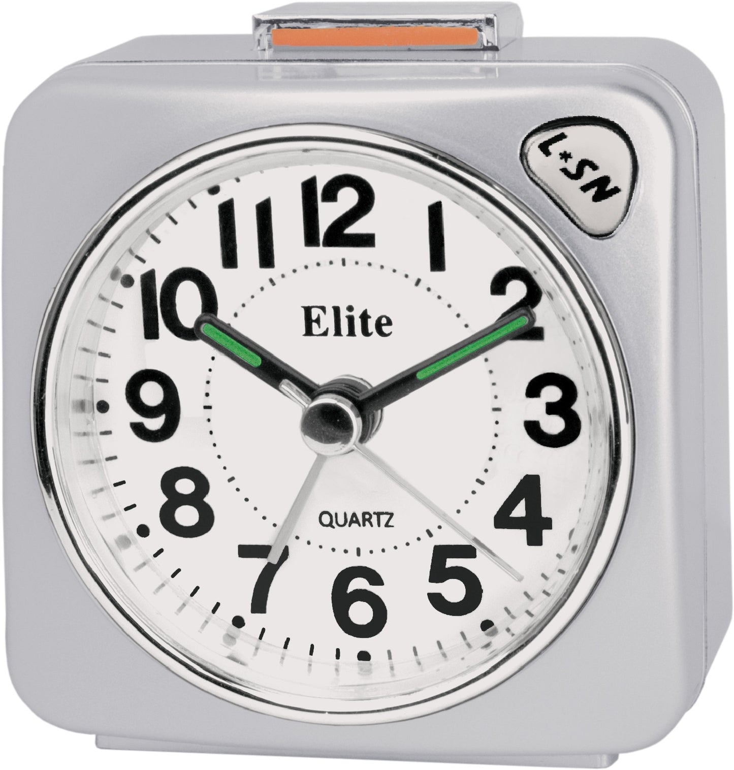 ELITE Sveglia silent con luce e snooze - ARGENTO - Silent alarm clock with light and snooze - SILVER RS7150_S Multifunction - Armbanduhr Silber