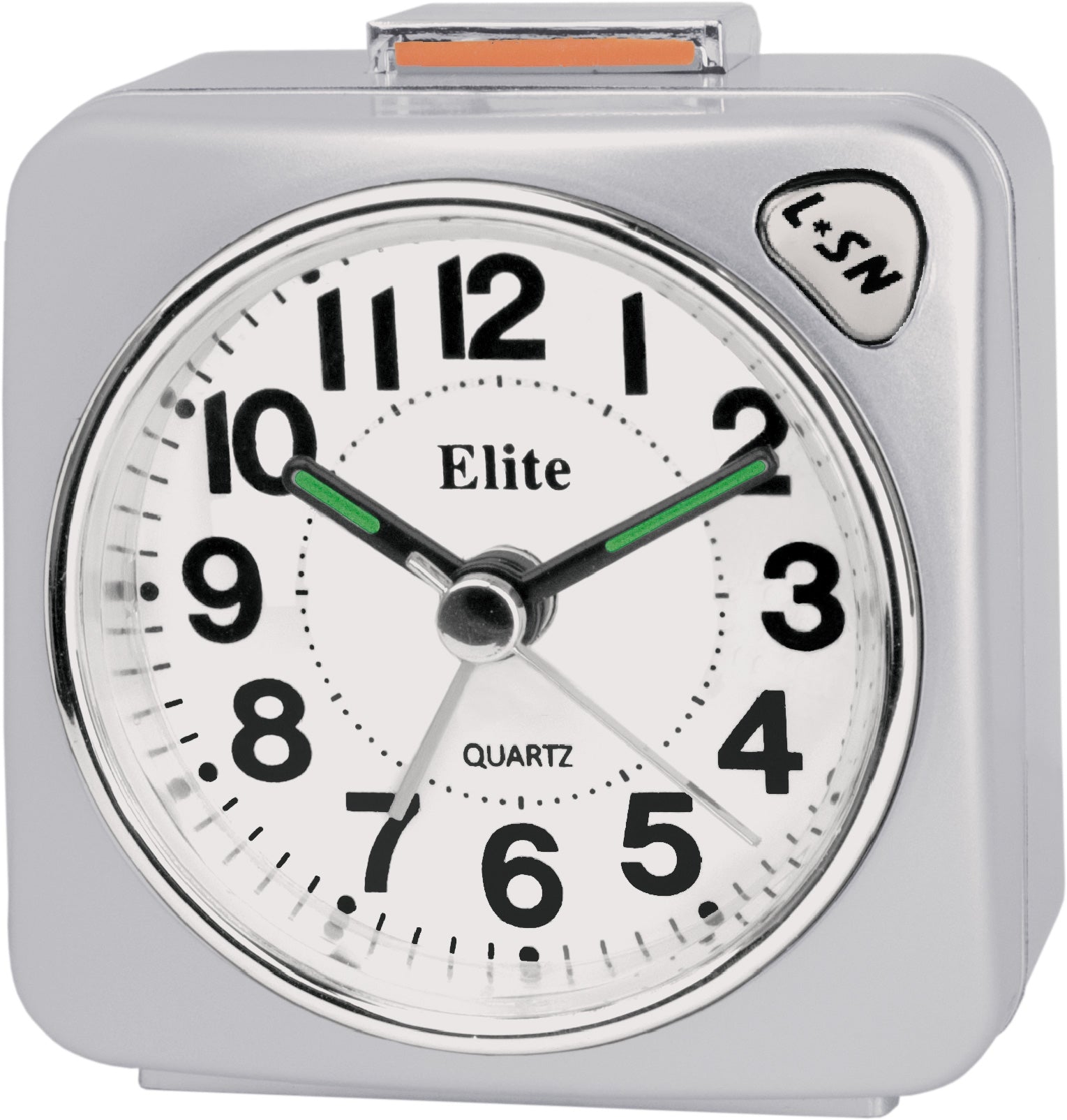 ELITE Sveglia silent con luce e snooze - ARGENTO - Silent alarm clock with light and snooze - SILVER RS7150_S Multifunction - Armbanduhr Silber