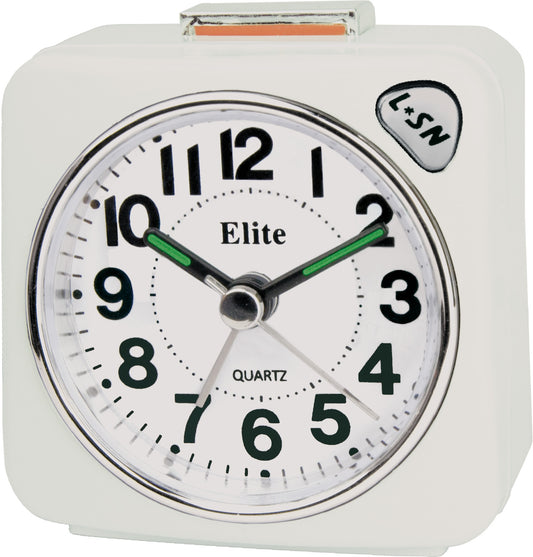ELITE Sveglia silent con luce e snooze - BIANCO - Silent alarm clock with light and snooze - WHITE RS7150_W Multifunction - Armbanduhr Weiss