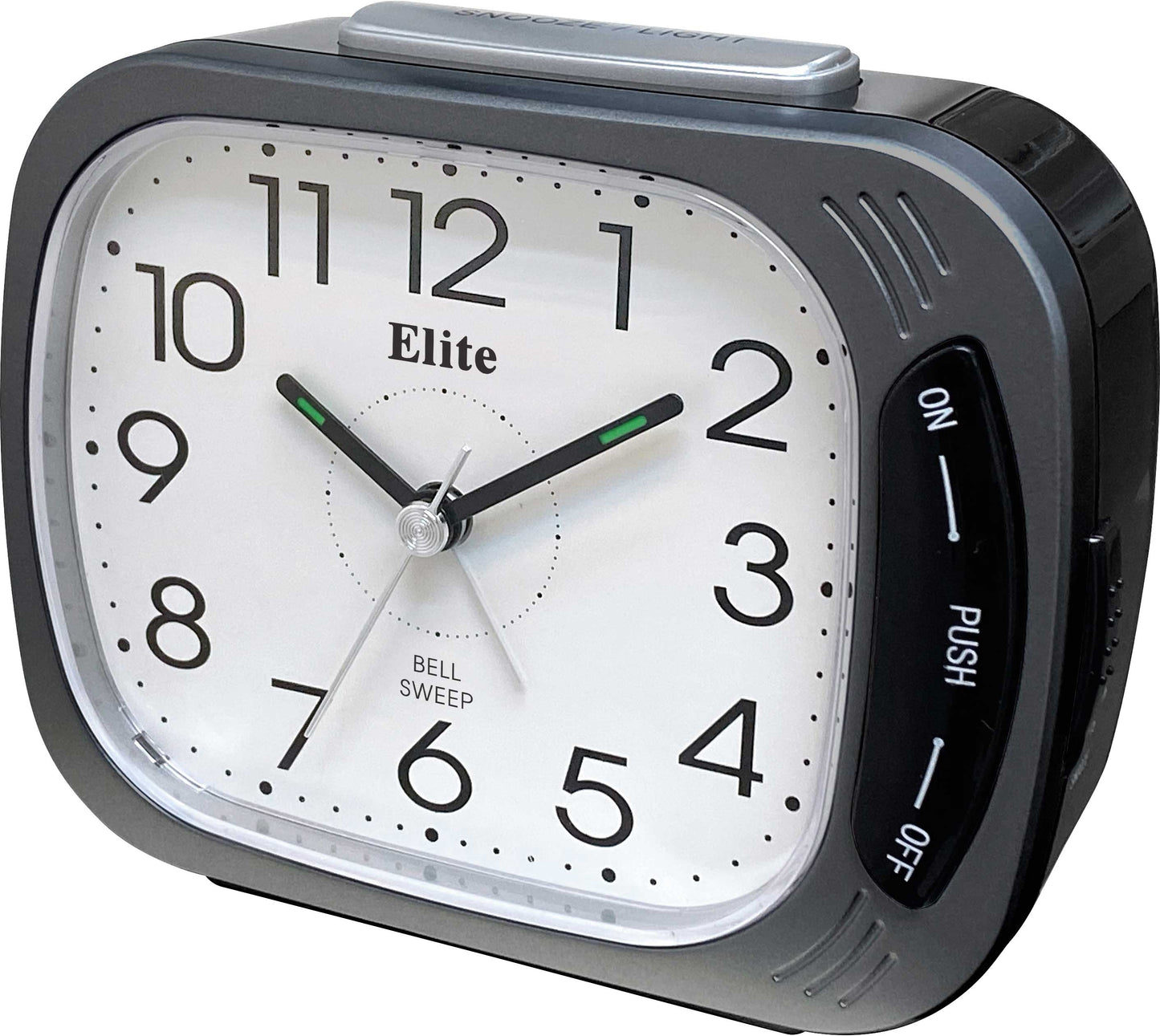ELITE Sveglia silent. suoneria su campanello. luce. snooze - ANTRACITE - Silent alarm clock. bell ring. light. snooze - GREY ST5650_G Multifunction - Armbanduhr Grau