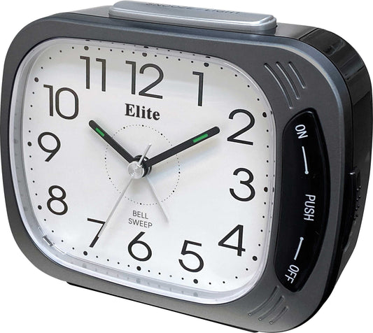 ELITE Sveglia silent. suoneria su campanello. luce. snooze - ANTRACITE - Silent alarm clock. bell ring. light. snooze - GREY ST5650_G Multifunction - Armbanduhr Grau