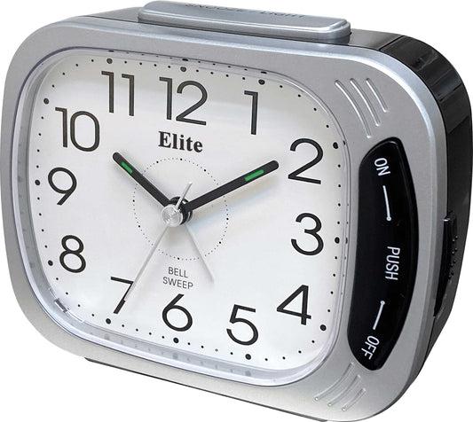 ELITE Sveglia silent. suoneria su campanello. luce. snooze - ARGENTO - Silent alarm clock. bell ring. light. snooze - SILVER ST5650_S Multifunction - Armbanduhr Silber