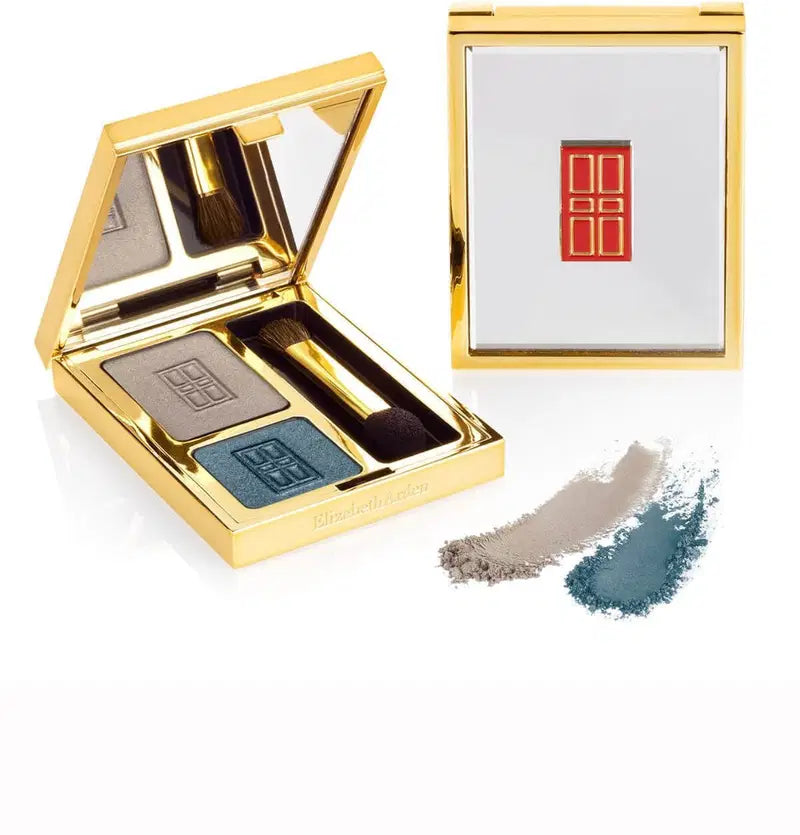 Elizabeth Arden Beautiful Color Duo Lidschattenpuder 06 Nebeliges Türkis, 2 Schattierungen, 3 g