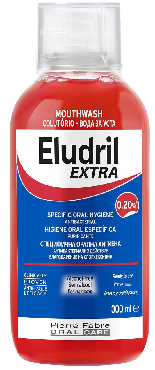 Eludril Eludril, Mundwasser, Antibacterial, 300 ml Regular