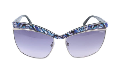 EMILIO PUCCI SUNGLASSES EP0009 BLACK EP0009-05B 61-16-135 Sonnenbrille Schwarz ansicht-3