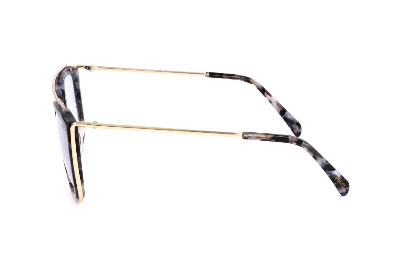 EMILIO PUCCI SUNGLASSES EP0044-O COLOURED HAVANA EP0044-O-55V 53-19-135 Sonnenbrille Rot ansicht-3