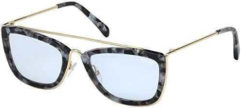 EMILIO PUCCI SUNGLASSES EP0044-O COLOURED HAVANA EP0044-O-55V 53-19-135 Sonnenbrille Rot