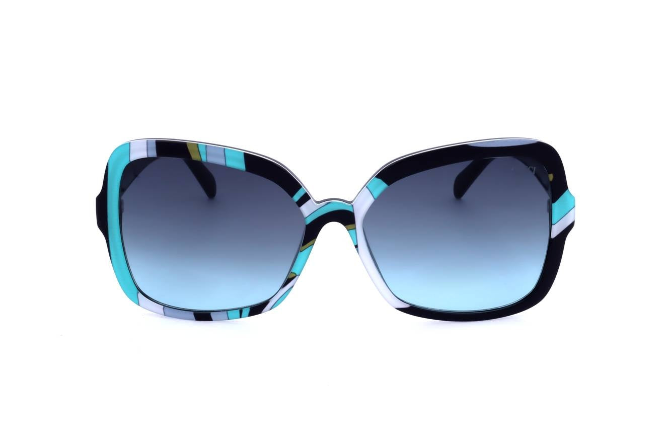 EMILIO PUCCI SUNGLASSES EP0192 TURQUOISE EP0192-89B 60-16-140 Sonnenbrille ansicht-3