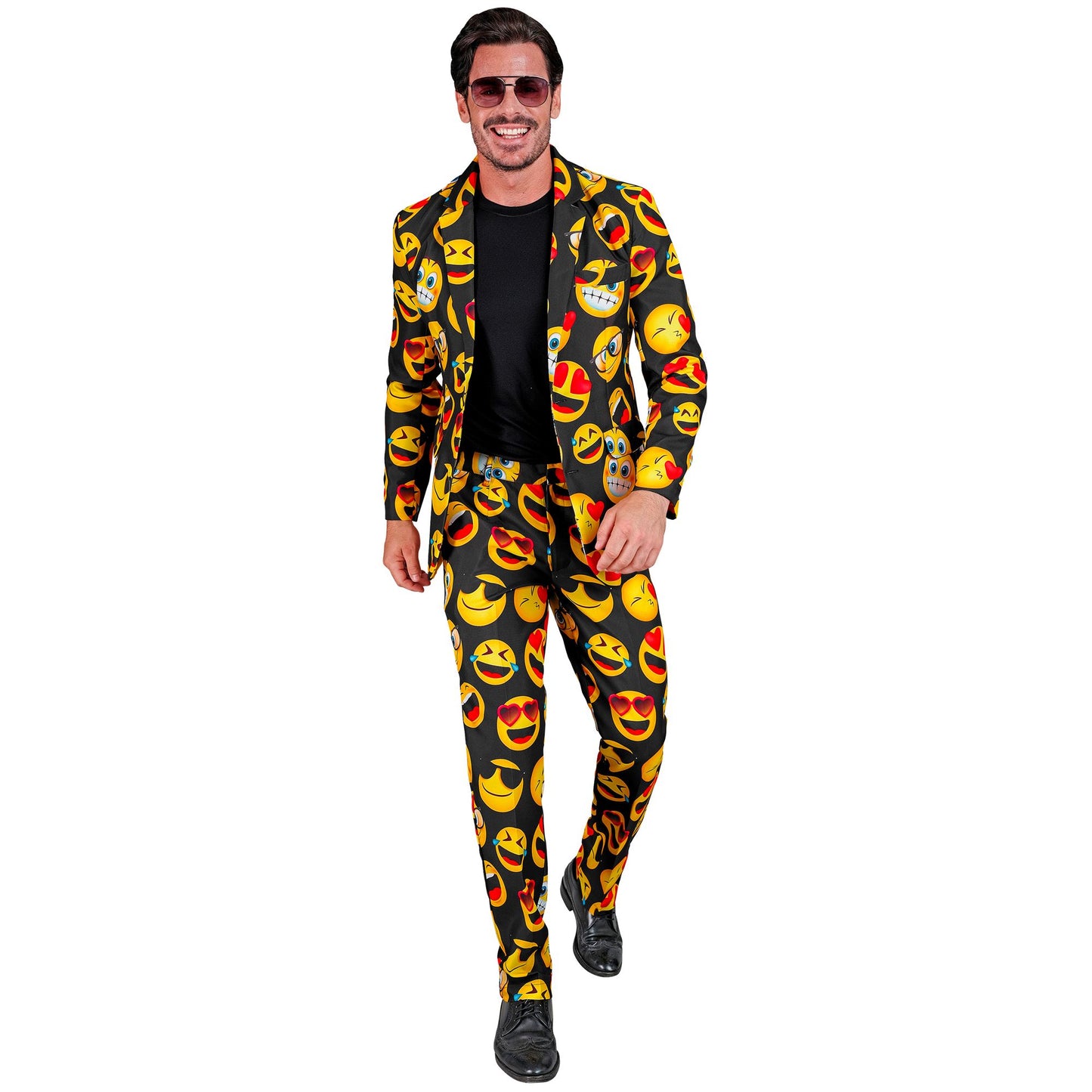 "EMOJI PARTY FASHION ANZUG" (Jackett, Hose) – Vorderansicht