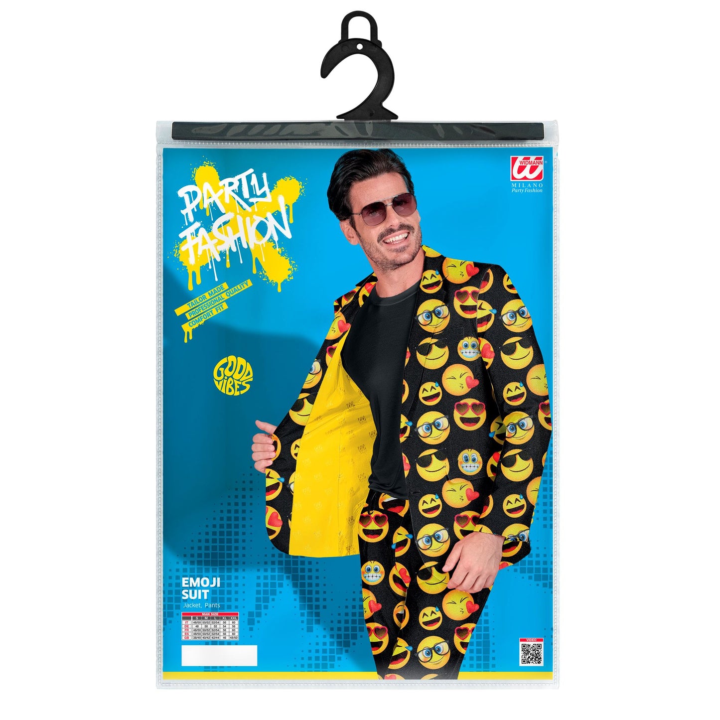 "EMOJI PARTY FASHION ANZUG" (Jackett, Hose) – Ansicht 5