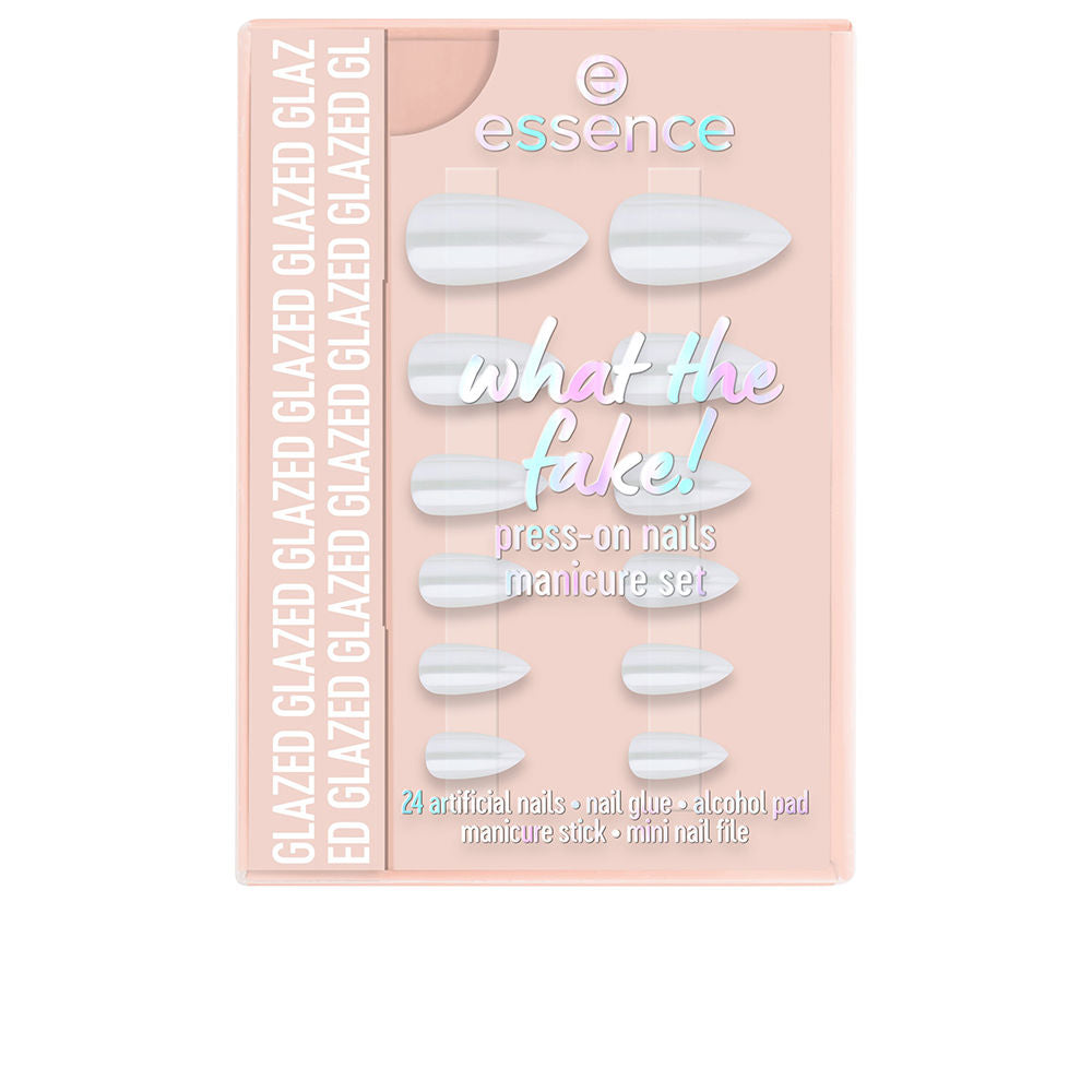 WHAT THE FAKE! False Nails Set #01-Glazed 6 pcs