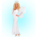 "ENGEL" aus Samt und Spitze (Kleid, Flügel, Heiligenschein) – Vorderansicht