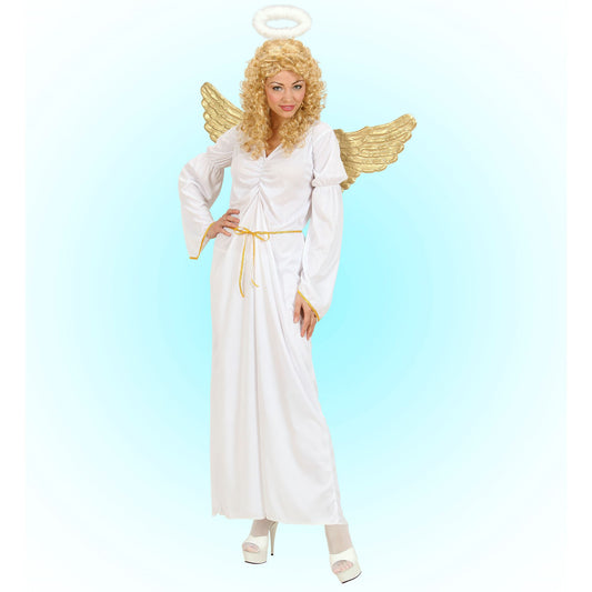 "ENGEL" (Kleid, Gürtel, Heiligenschein) – Vorderansicht