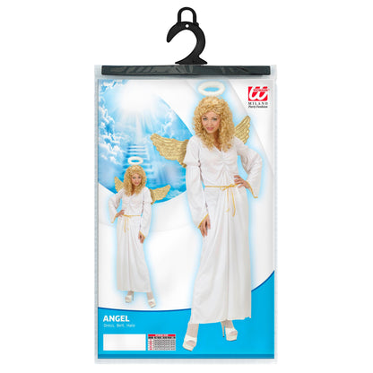 "ENGEL" (Kleid, Gürtel, Heiligenschein) – Detailansicht