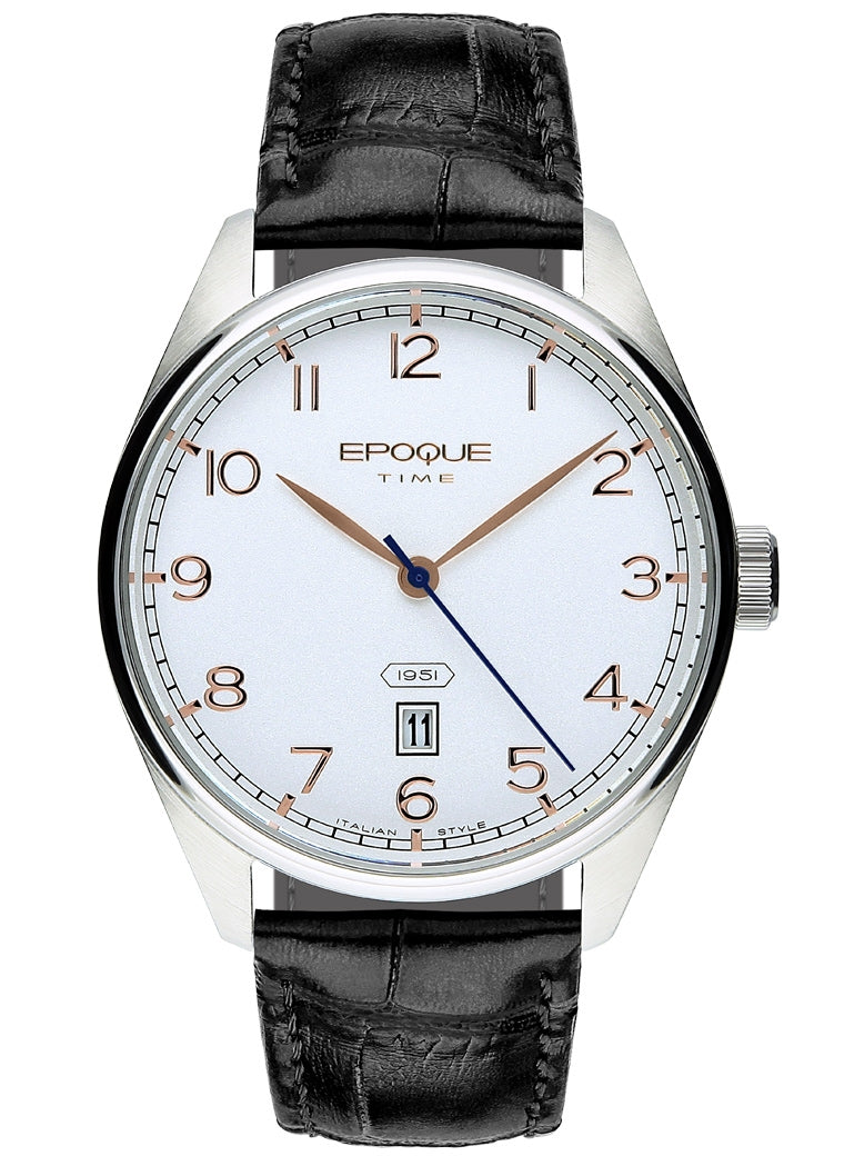 EPOQUE TIME EPOQUE 1951 4155 Date Armbanduhr 43 mm