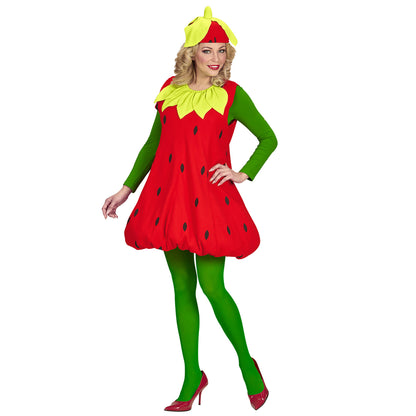 "ERDBEERE" (Kleid, Kopfschmuck) – Ansicht 3