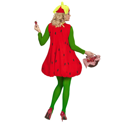 "ERDBEERE" (Kleid, Kopfschmuck) – Ansicht 4