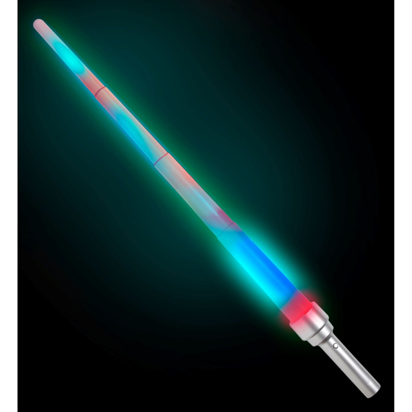 "ERWEITERBARES LICHTSCHWERT" 90 cm - 4 Lichtfunktionen (schneller Farbwechsel, Farbwechsellicht, festes weißes Licht, schnell rot-grün-blau blinkendes Licht) – Ansicht 3