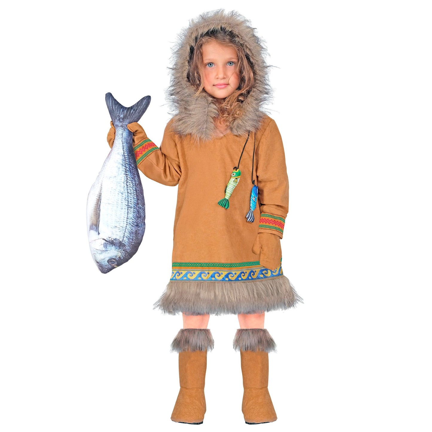 "ESKIMO" (Kleid mit Kapuze, Handschuhe, Stiefelüberzieher) – Ansicht 4