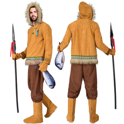 "ESKIMO" (Oberteil mit Kapuze, Hose, Handschuhe, Stiefelüberzieher) – Ansicht 3