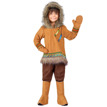 "ESKIMO" (Oberteil mit Kapuze, Hose, Handschuhe, Stiefelüberzieher) – Ansicht 3