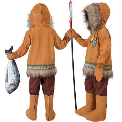 "ESKIMO" (Oberteil mit Kapuze, Hose, Handschuhe, Stiefelüberzieher) – Ansicht 4