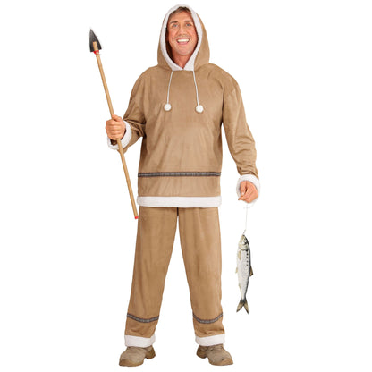 "ESKIMO" (Oberteil mit Kapuze, Hose) – Vorderansicht