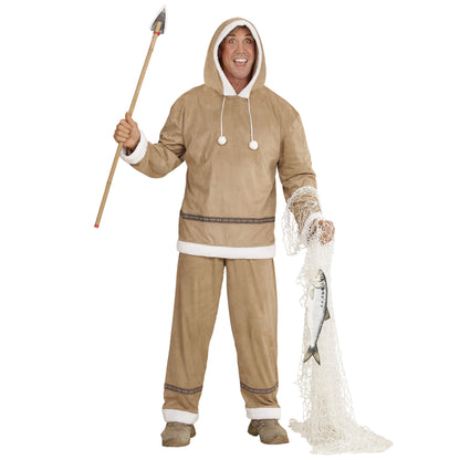 "ESKIMO" (Oberteil mit Kapuze, Hose) – Detailansicht