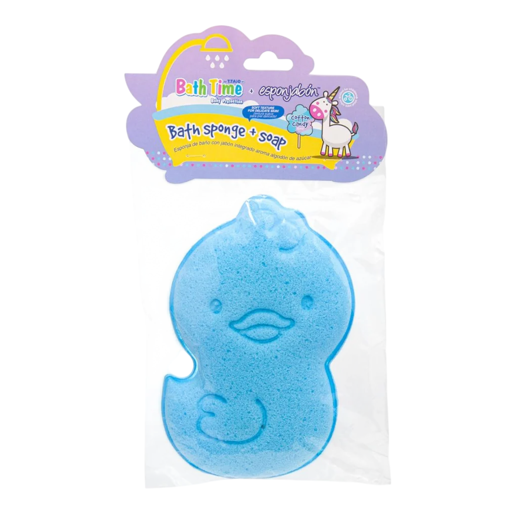 Esponjabon, Cotton Candy, Cleansing & Exfoliating, Feinschmecker, Seife und Schwamm 2-in-1, Körper