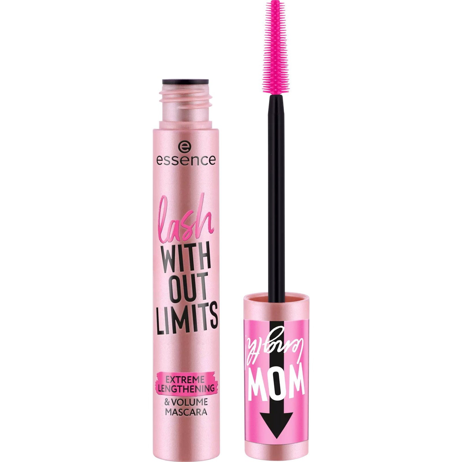 Essence Essence, Lash Without Limits, Extreme Lenghtening & Volum Lashes, Wimperntusche, 01, Schwarz, 13 ml Regular