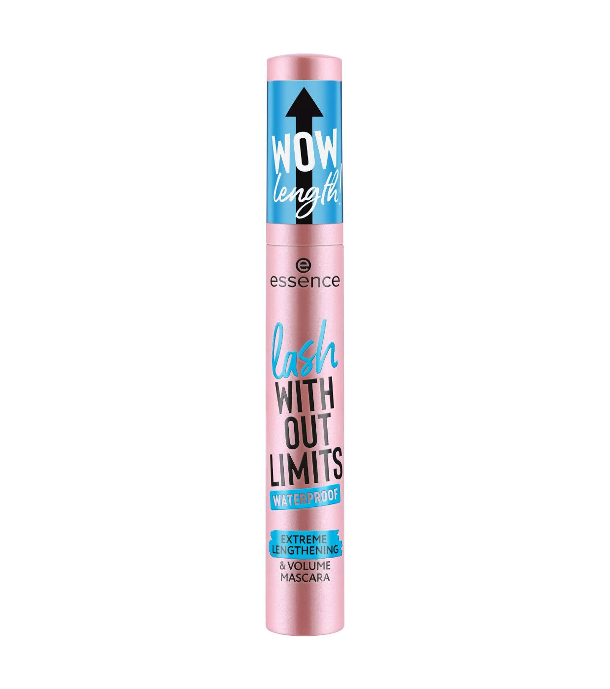 Essence Essence, Lash Without Limits, Wasserdicht, Extreme Lenghtening & Volum Lashes, Wimperntusche, 03, Schwarz, 13 ml Regu