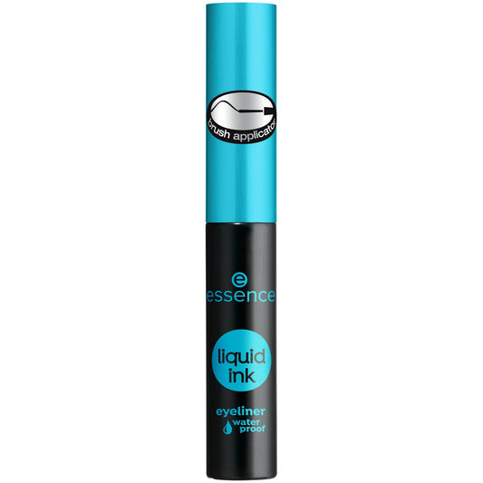 Essence Essence, Liquid Ink, Wasserdicht, Flüssiger Eyeliner, Schwarz, 3 ml Regular