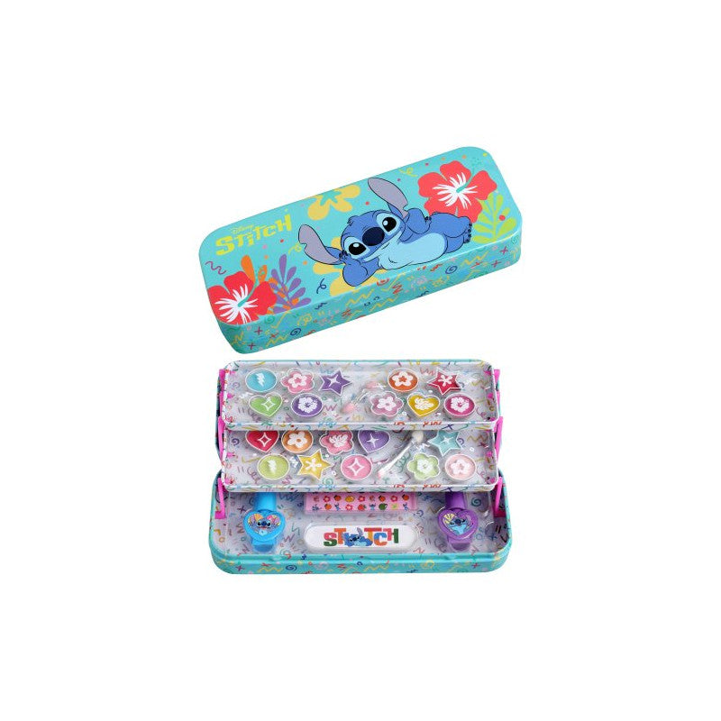 DISNEY DISNEY Air-Val Stich Est Metal Maquillaje Tripl Kosmetik Set
