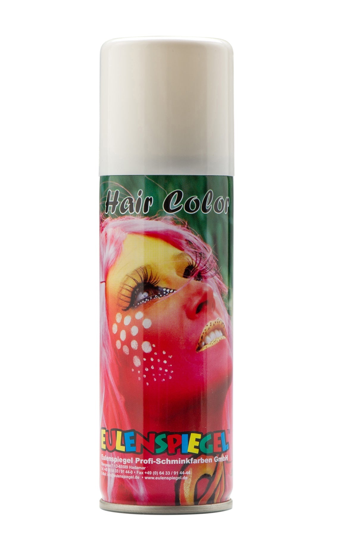Haarspray Weiß – Eulenspiegel Color Spray 125ml | Temporär & Waschbar - Fasnacht24.ch