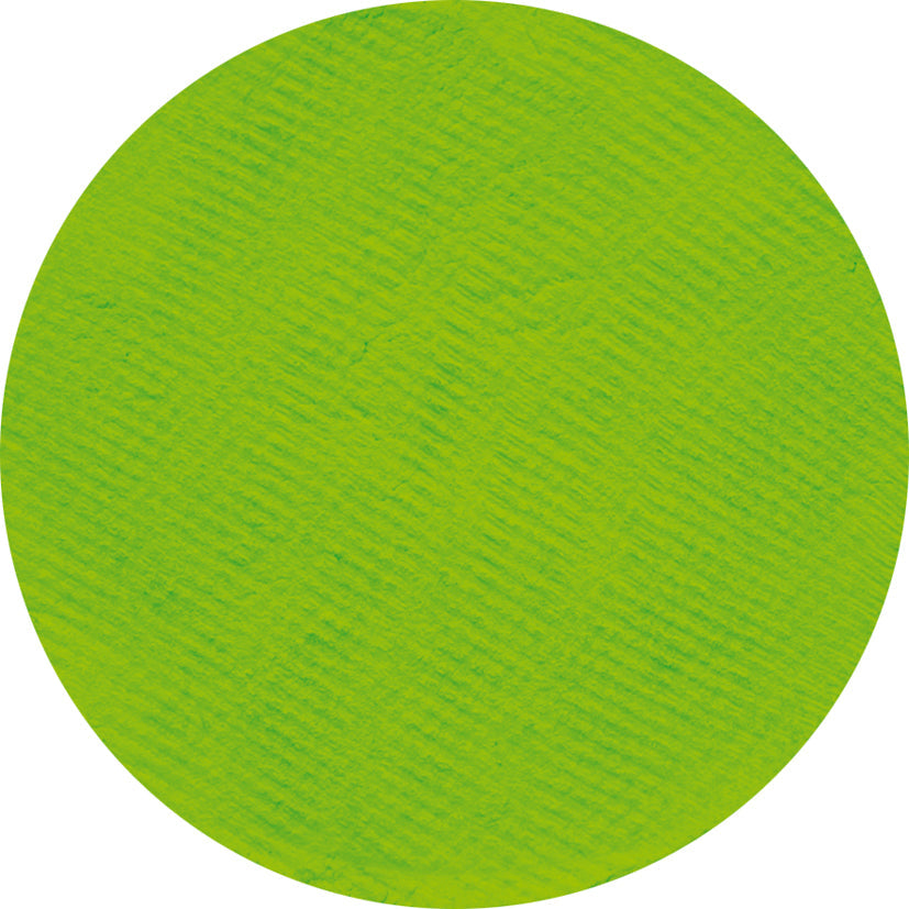 Eulenspiegel Aqua Schminke in Hexengrün, 20ml, cremige Textur in einem kompakten Behälter.