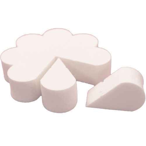 Makeup Schwämme Latex Design – 8 Stück Eulenspiegel Kosmetik Schwämme - Fasnacht24.ch