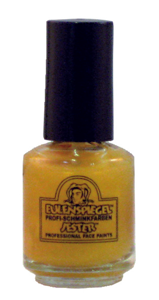 Zahnlack Gold – Eulenspiegel Profi-Schminke 7ml Pinselflasche - Fasnacht24.ch
