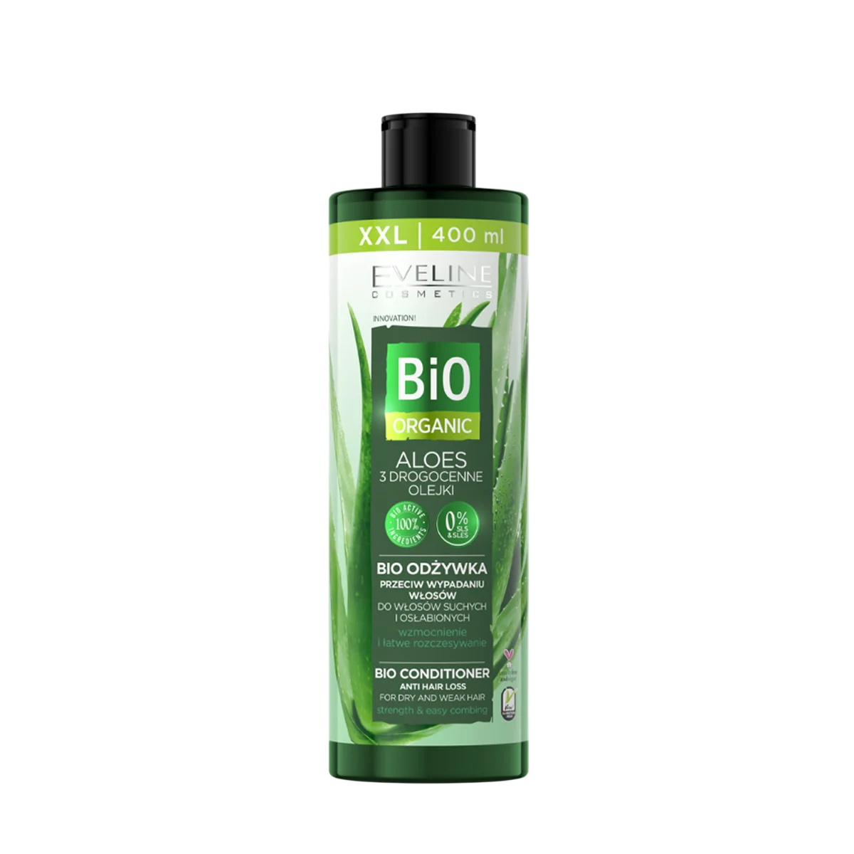 Eveline Cosmetics, Bio Organic, Aloe, Haarspülung, Regeneration, 400 ml *Tester