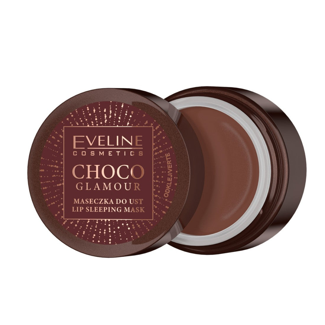 Eveline Cosmetics Eveline Cosmetics, Choco Glamour, Regeneration, Nacht, Lippenmaske, 12 ml Regular